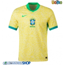 Maglie da calcio Brasile Prima Maglia Copa America 2024 Manica Corta